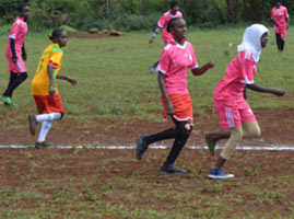 People playing soccer